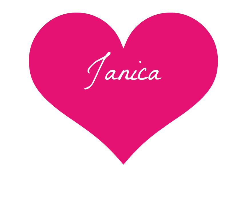 Heart With Janica on Transparent